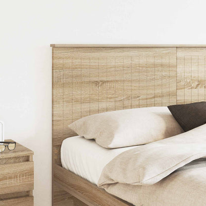vidaXL Tête de lit avec tête de lit chêne Sonoma 160 cm en bois d'ingénierie