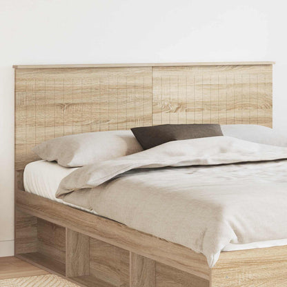 vidaXL Tête de lit avec tête de lit chêne Sonoma 160 cm en bois d'ingénierie