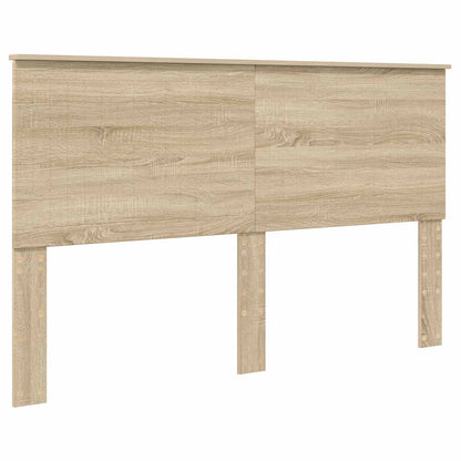 vidaXL Tête de lit avec tête de lit chêne Sonoma 160 cm en bois d'ingénierie