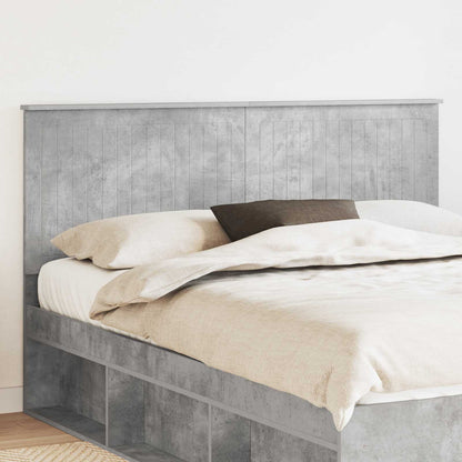 vidaXL Kopfteil mit Kopfteil Beton Grau 160 cm Holzwerkstoff