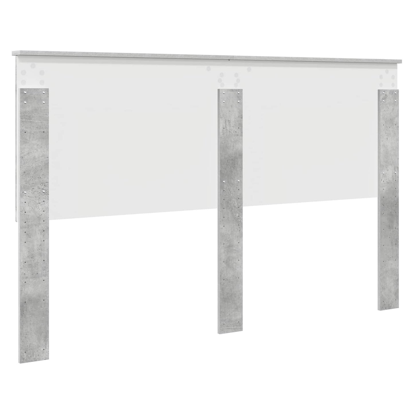 vidaXL Kopfteil mit Kopfteil Beton Grau 160 cm Holzwerkstoff