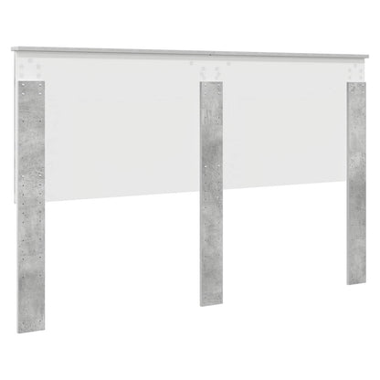vidaXL Kopfteil mit Kopfteil Beton Grau 160 cm Holzwerkstoff