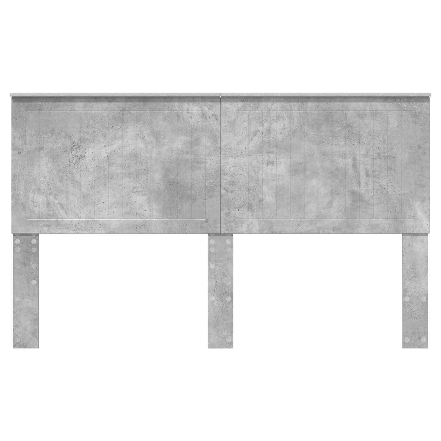 vidaXL Kopfteil mit Kopfteil Beton Grau 160 cm Holzwerkstoff