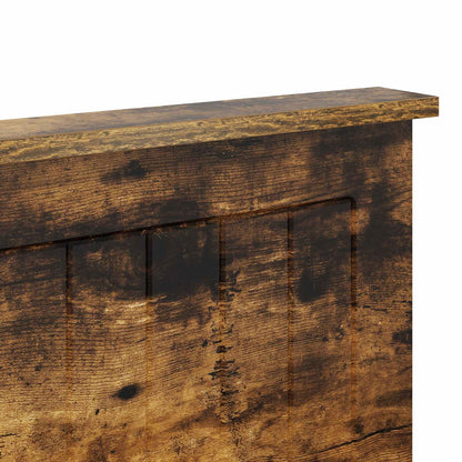 Kopfteil mit Kopfteil Geräucherte Eiche 160 cm Holzwerkstoff