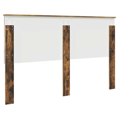 Kopfteil mit Kopfteil Geräucherte Eiche 160 cm Holzwerkstoff