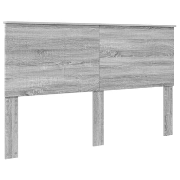 vidaXL Kopfteil mit Kopfteil Graues Sonoma 160 cm Holzwerkstoff