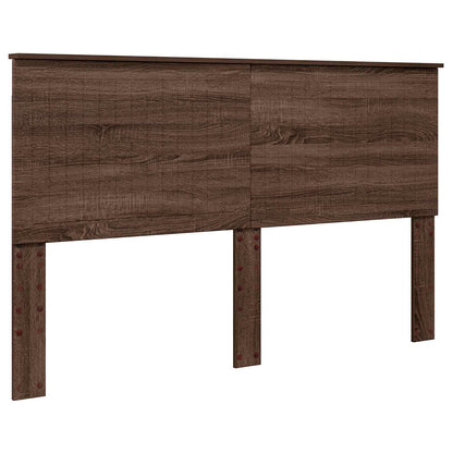 vidaXL Kopfteil mit Kopfteil Braun Eichen-Optik 160 cm Holzwerkstoff