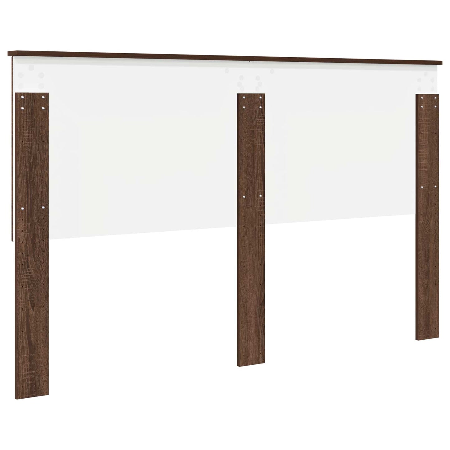 vidaXL Kopfteil mit Kopfteil Braun Eichen-Optik 160 cm Holzwerkstoff