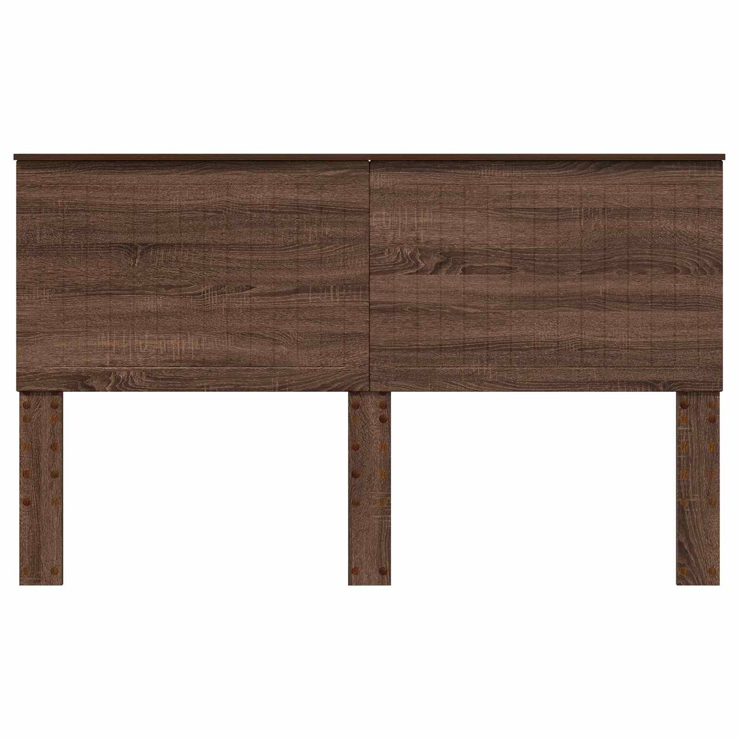 vidaXL Kopfteil mit Kopfteil Braun Eichen-Optik 160 cm Holzwerkstoff