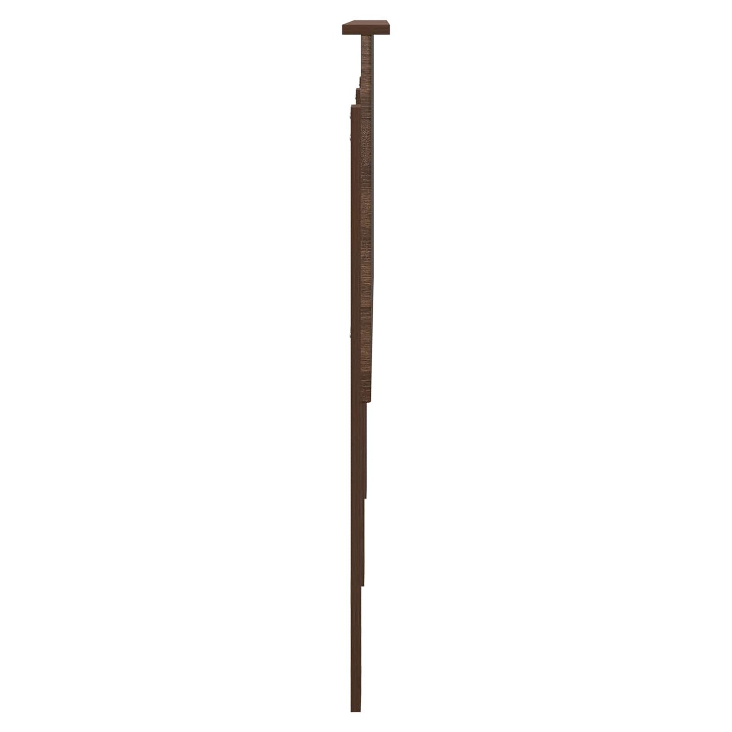 vidaXL Kopfteil mit Kopfteil Braun Eichen-Optik 160 cm Holzwerkstoff