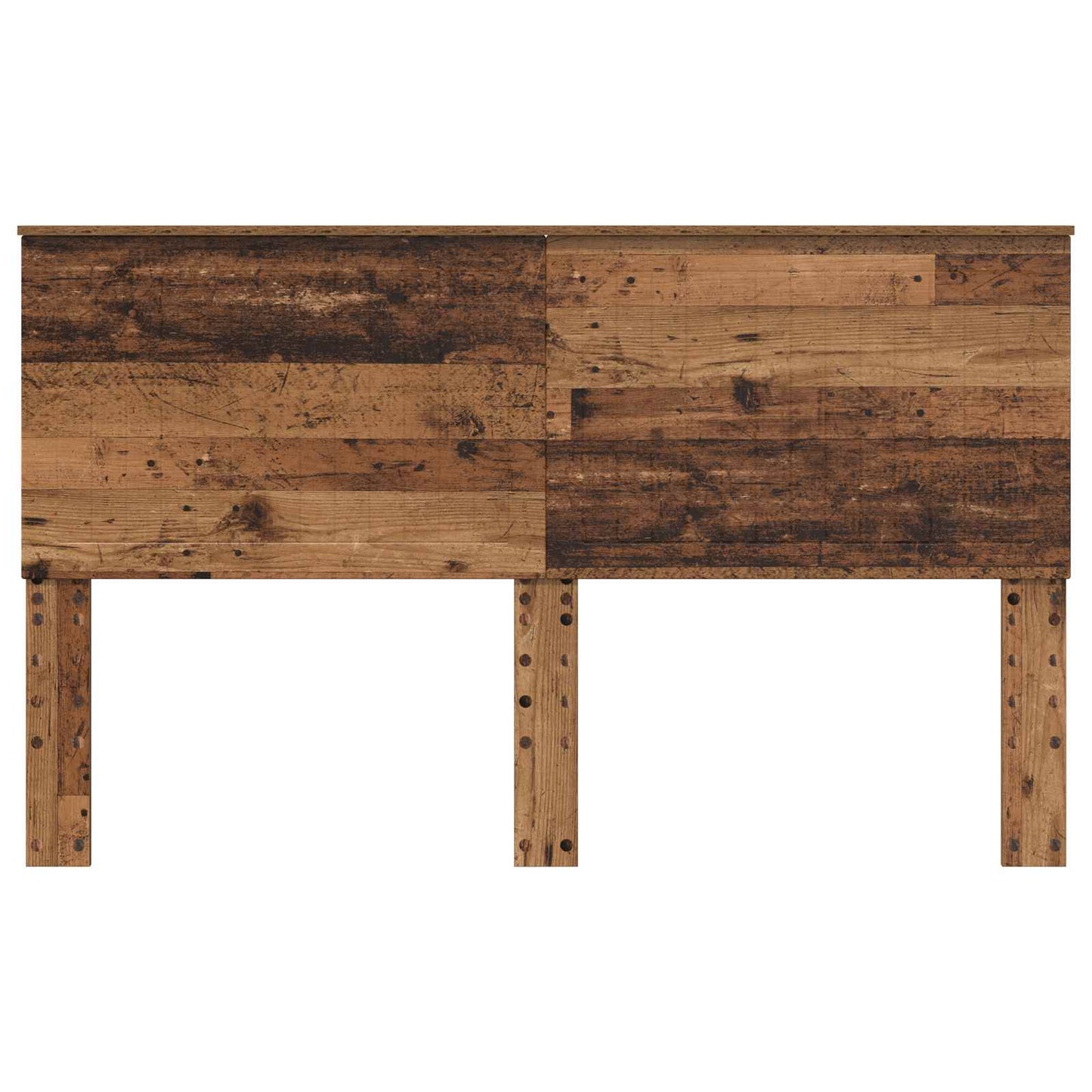 vidaXL Kopfteil mit Kopfteil Altholz 160 cm Holzwerkstoff
