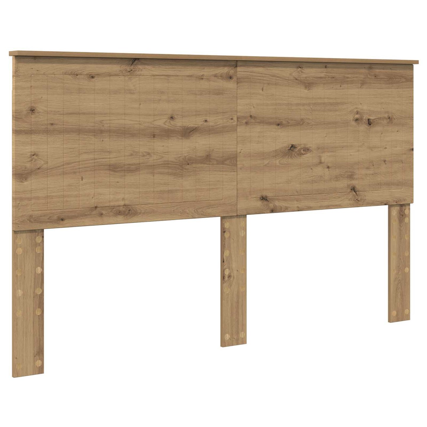 vidaXL Kopfteil mit Kopfteil Artisan-Eiche 160 cm Holzwerkstoff