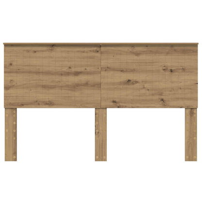 vidaXL Kopfteil mit Kopfteil Artisan-Eiche 160 cm Holzwerkstoff