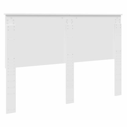 vidaXL Kopfteil mit Kopfteil Weiß 150 cm Holzwerkstoff