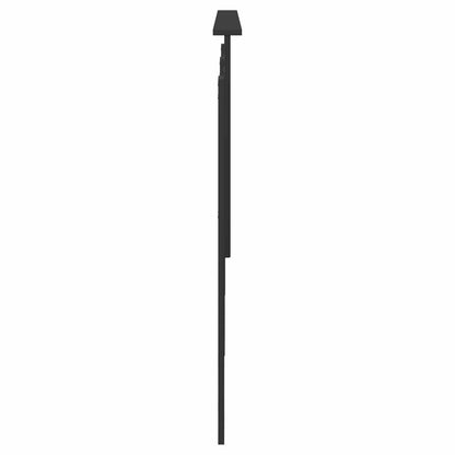 vidaXL Kopfteil mit Kopfteil Schwarz Eichen-Optik 150 cm Holzwerkstoff