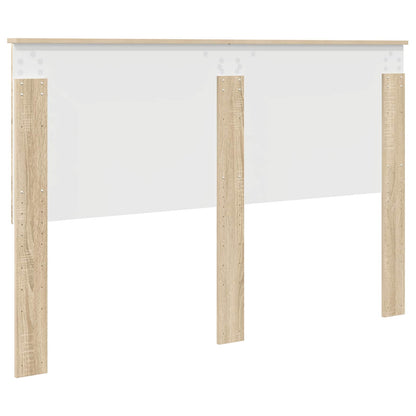 Kopfteil mit Kopfteil Sonoma-Eiche 150 cm Holzwerkstoff