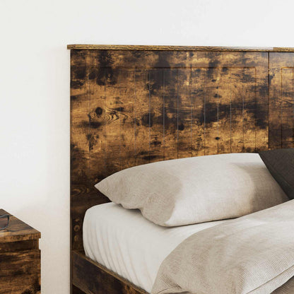 vidaXL Kopfteil mit Kopfteil Geräucherte Eiche 150 cm Holzwerkstoff