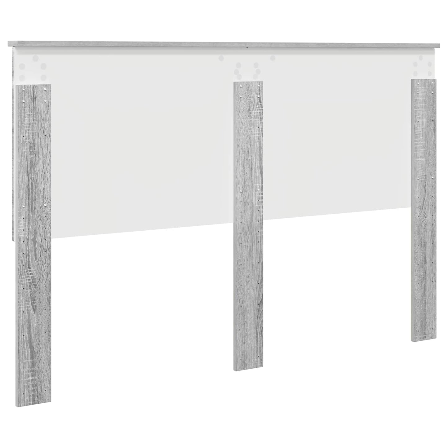 vidaXL Kopfteil mit Kopfteil Graues Sonoma 150 cm Holzwerkstoff