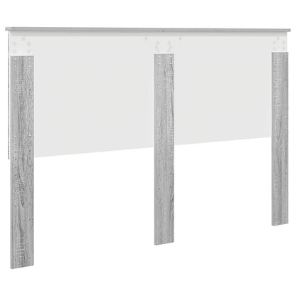 vidaXL Kopfteil mit Kopfteil Graues Sonoma 150 cm Holzwerkstoff