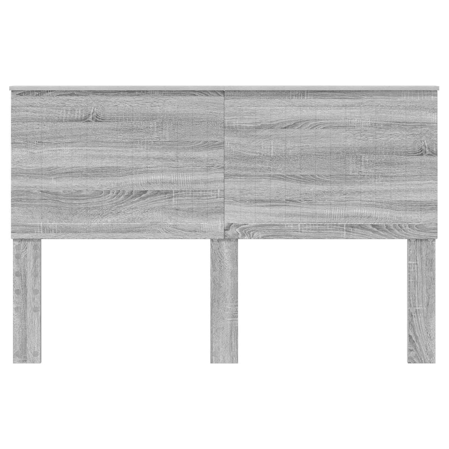 vidaXL Kopfteil mit Kopfteil Graues Sonoma 150 cm Holzwerkstoff