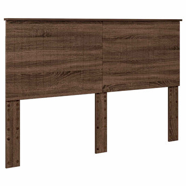vidaXL Kopfteil mit Kopfteil Braun Eichen-Optik 150 cm Holzwerkstoff