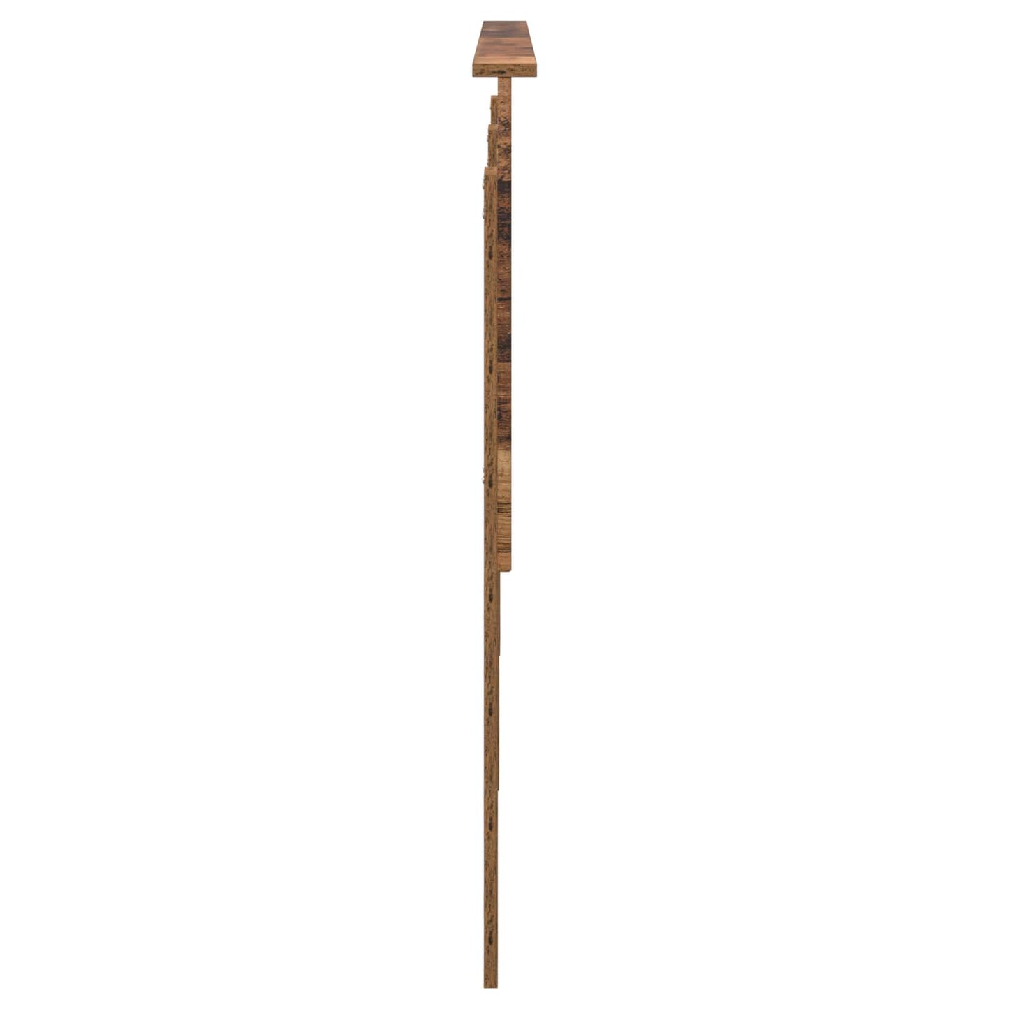 vidaXL Kopfteil mit Kopfteil Altholz 150 cm Holzwerkstoff