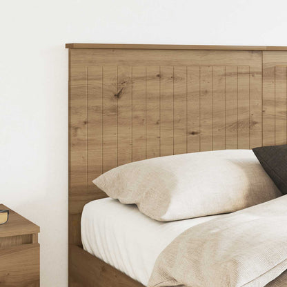 vidaXL Kopfteil mit Kopfteil Artisan-Eiche 150 cm Holzwerkstoff