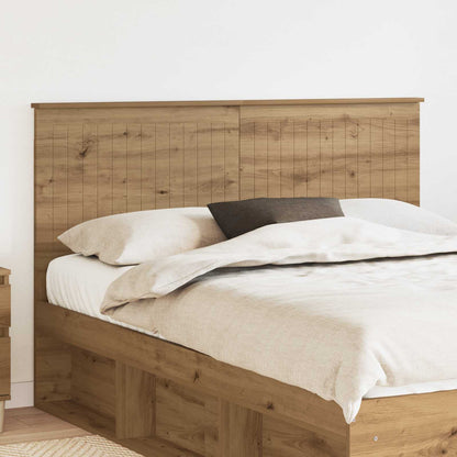 vidaXL Kopfteil mit Kopfteil Artisan-Eiche 150 cm Holzwerkstoff