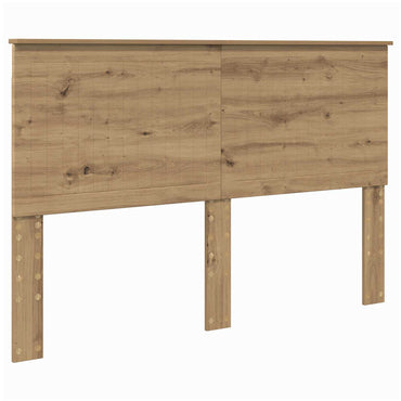 vidaXL Kopfteil mit Kopfteil Artisan-Eiche 150 cm Holzwerkstoff