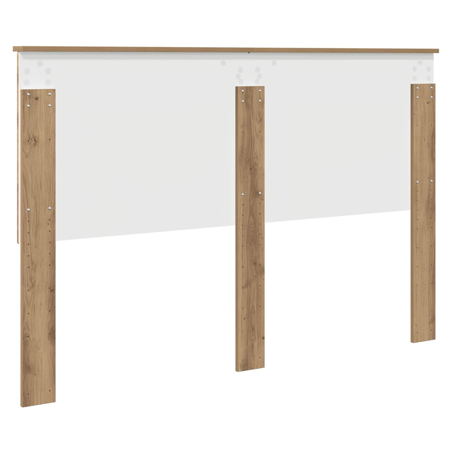 vidaXL Kopfteil mit Kopfteil Artisan-Eiche 150 cm Holzwerkstoff