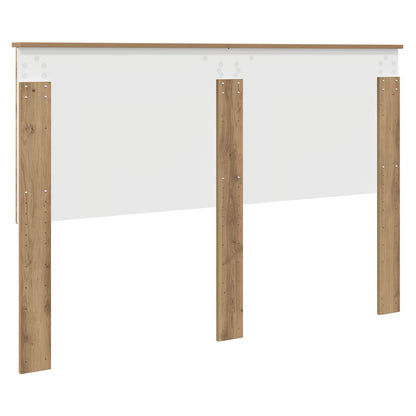 vidaXL Kopfteil mit Kopfteil Artisan-Eiche 150 cm Holzwerkstoff