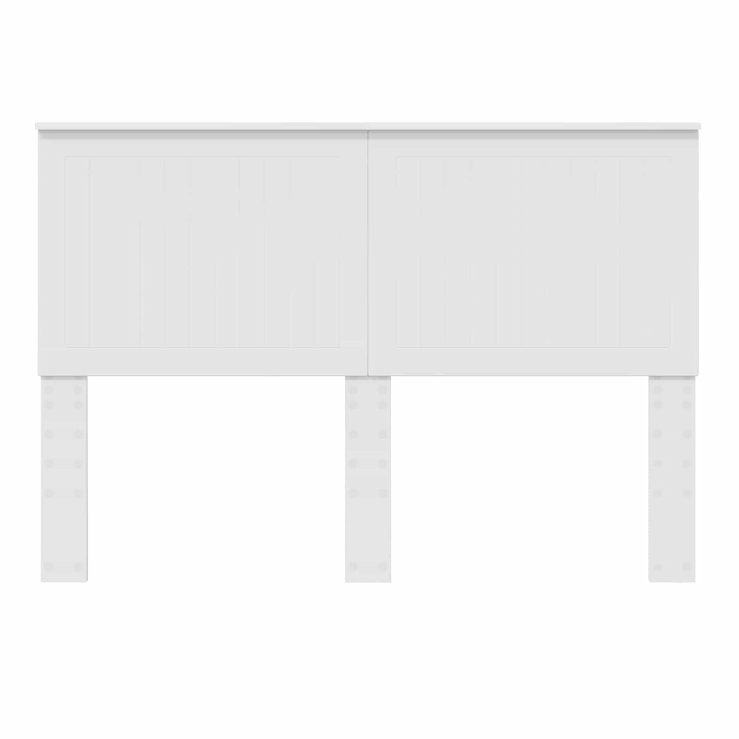 Kopfteil mit Kopfteil Weiß 140 cm Holzwerkstoff