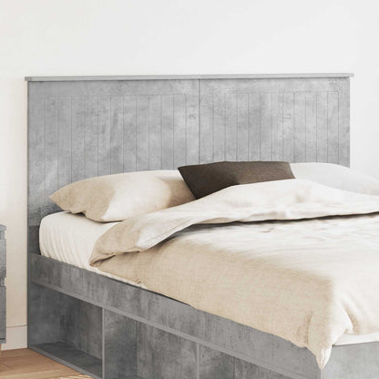 vidaXL Kopfteil mit Kopfteil Beton Grau 140 cm Holzwerkstoff