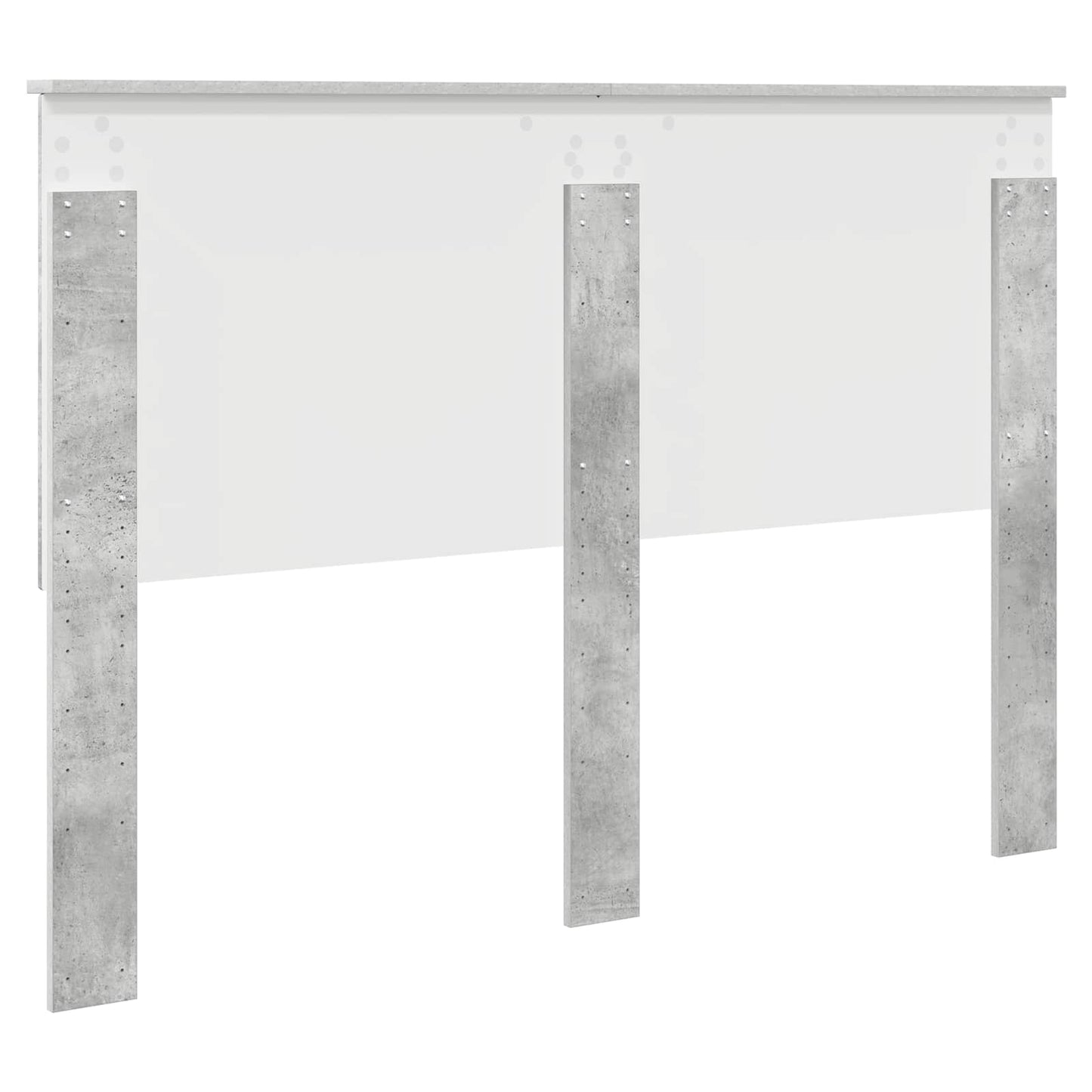 vidaXL Kopfteil mit Kopfteil Beton Grau 140 cm Holzwerkstoff