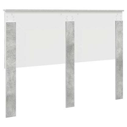 vidaXL Kopfteil mit Kopfteil Beton Grau 140 cm Holzwerkstoff