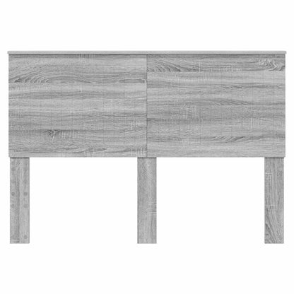 vidaXL Kopfteil mit Kopfteil Graues Sonoma 140 cm Holzwerkstoff