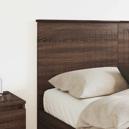 vidaXL Kopfteil mit Kopfteil Braun Eichen-Optik 140 cm Holzwerkstoff