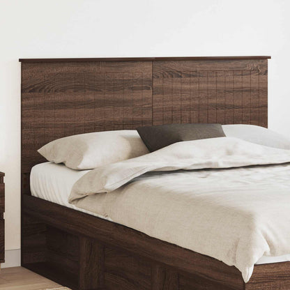 vidaXL Kopfteil mit Kopfteil Braun Eichen-Optik 140 cm Holzwerkstoff