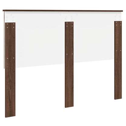 vidaXL Kopfteil mit Kopfteil Braun Eichen-Optik 140 cm Holzwerkstoff