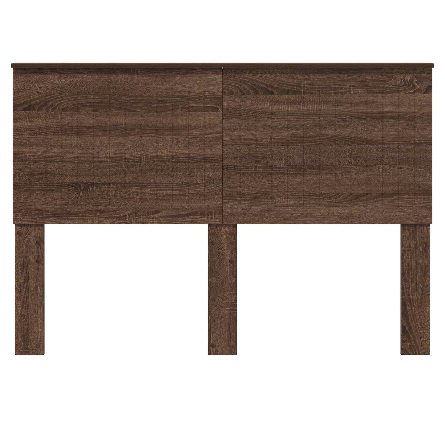 vidaXL Kopfteil mit Kopfteil Braun Eichen-Optik 140 cm Holzwerkstoff