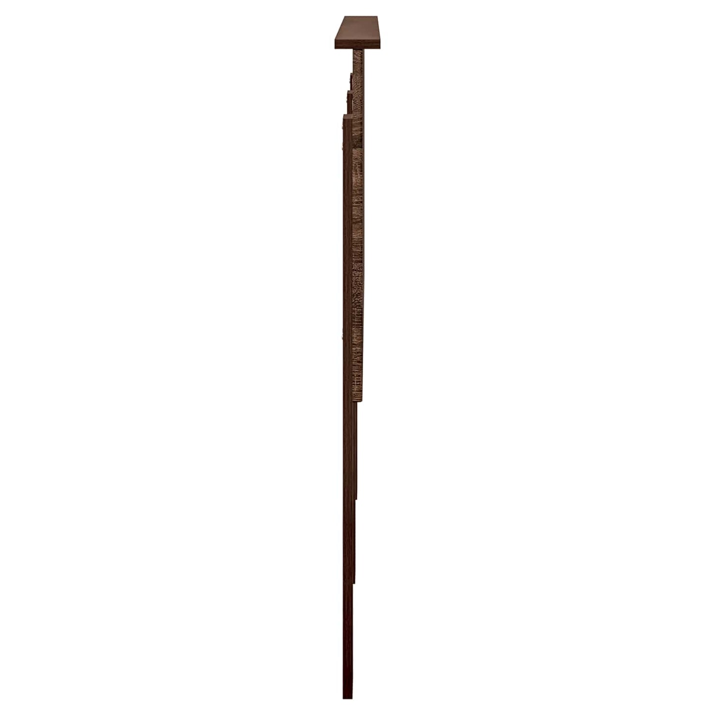 vidaXL Kopfteil mit Kopfteil Braun Eichen-Optik 140 cm Holzwerkstoff