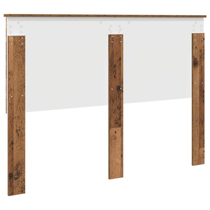 vidaXL Kopfteil mit Kopfteil Altholz 140 cm Holzwerkstoff