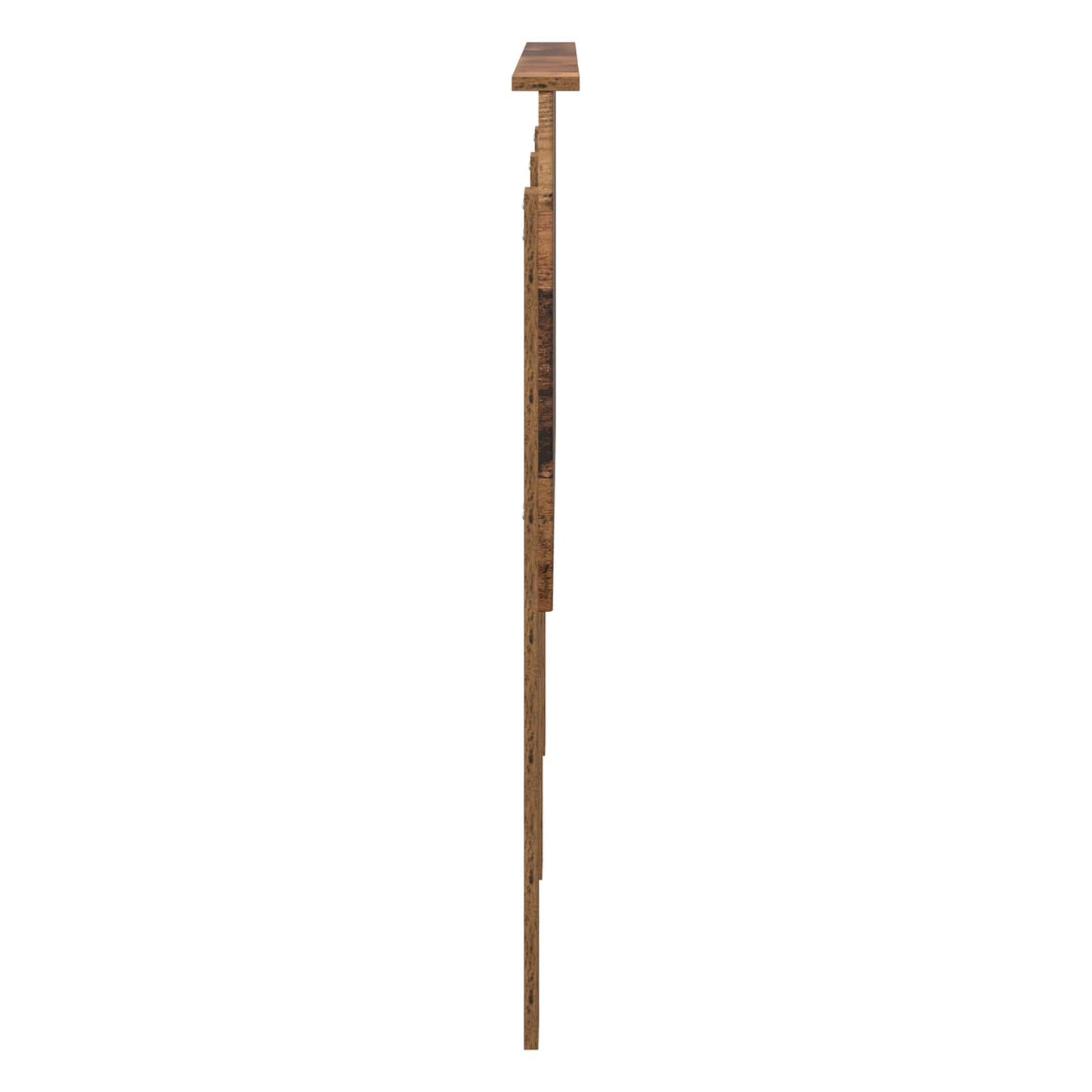 vidaXL Kopfteil mit Kopfteil Altholz 140 cm Holzwerkstoff