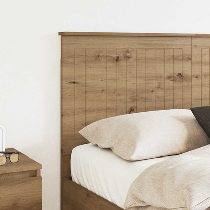 vidaXL Kopfteil mit Kopfteil Artisan-Eiche 140 cm Holzwerkstoff