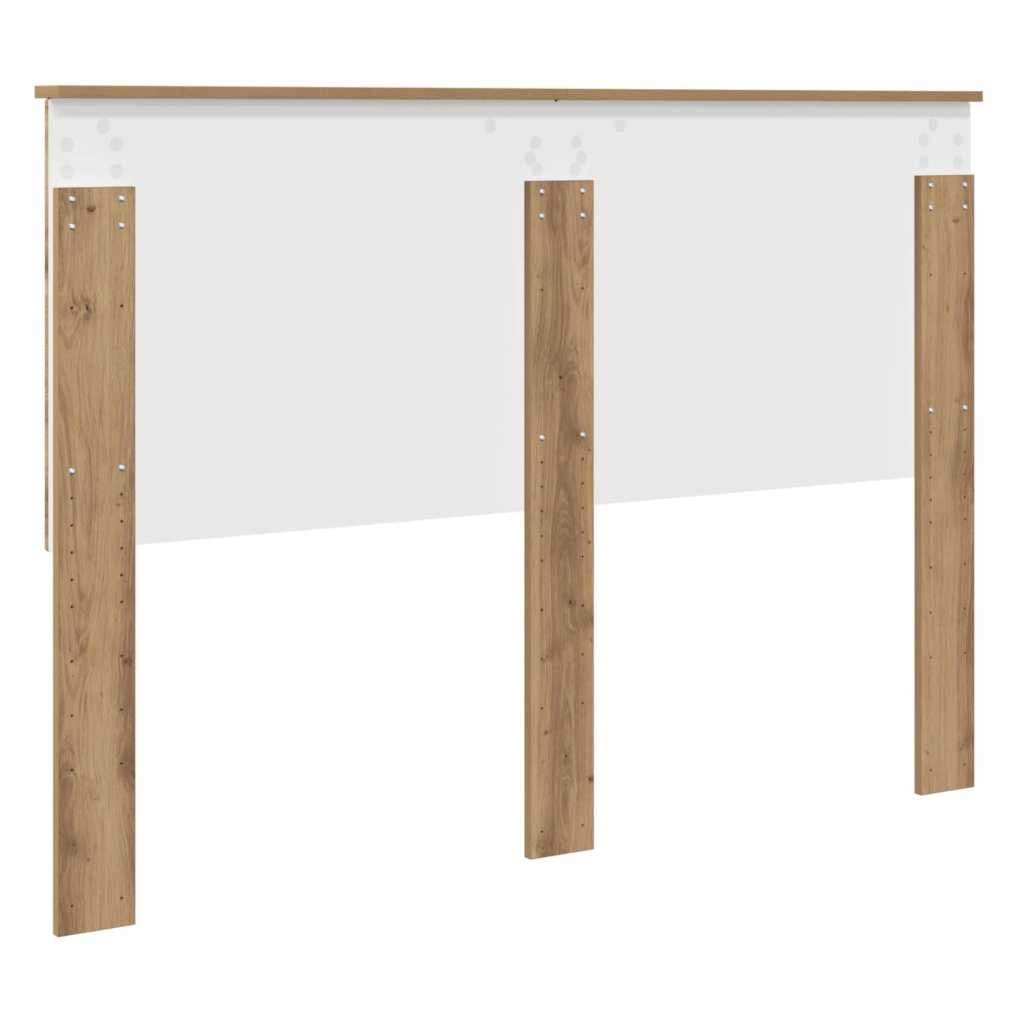 vidaXL Kopfteil mit Kopfteil Artisan-Eiche 140 cm Holzwerkstoff