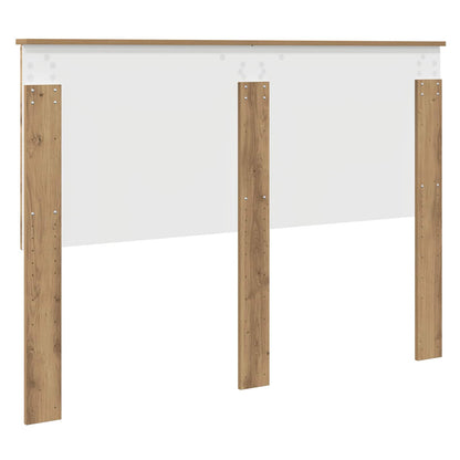 vidaXL Kopfteil mit Kopfteil Artisan-Eiche 140 cm Holzwerkstoff