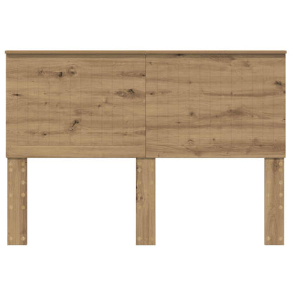 vidaXL Kopfteil mit Kopfteil Artisan-Eiche 140 cm Holzwerkstoff