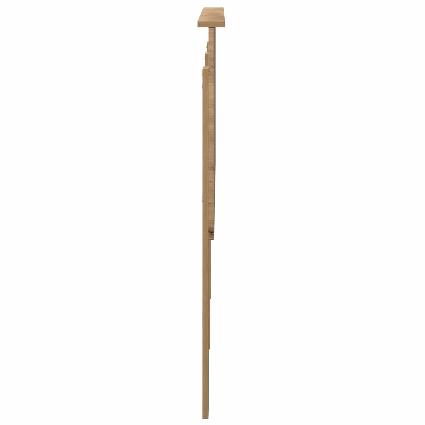 vidaXL Kopfteil mit Kopfteil Artisan-Eiche 140 cm Holzwerkstoff