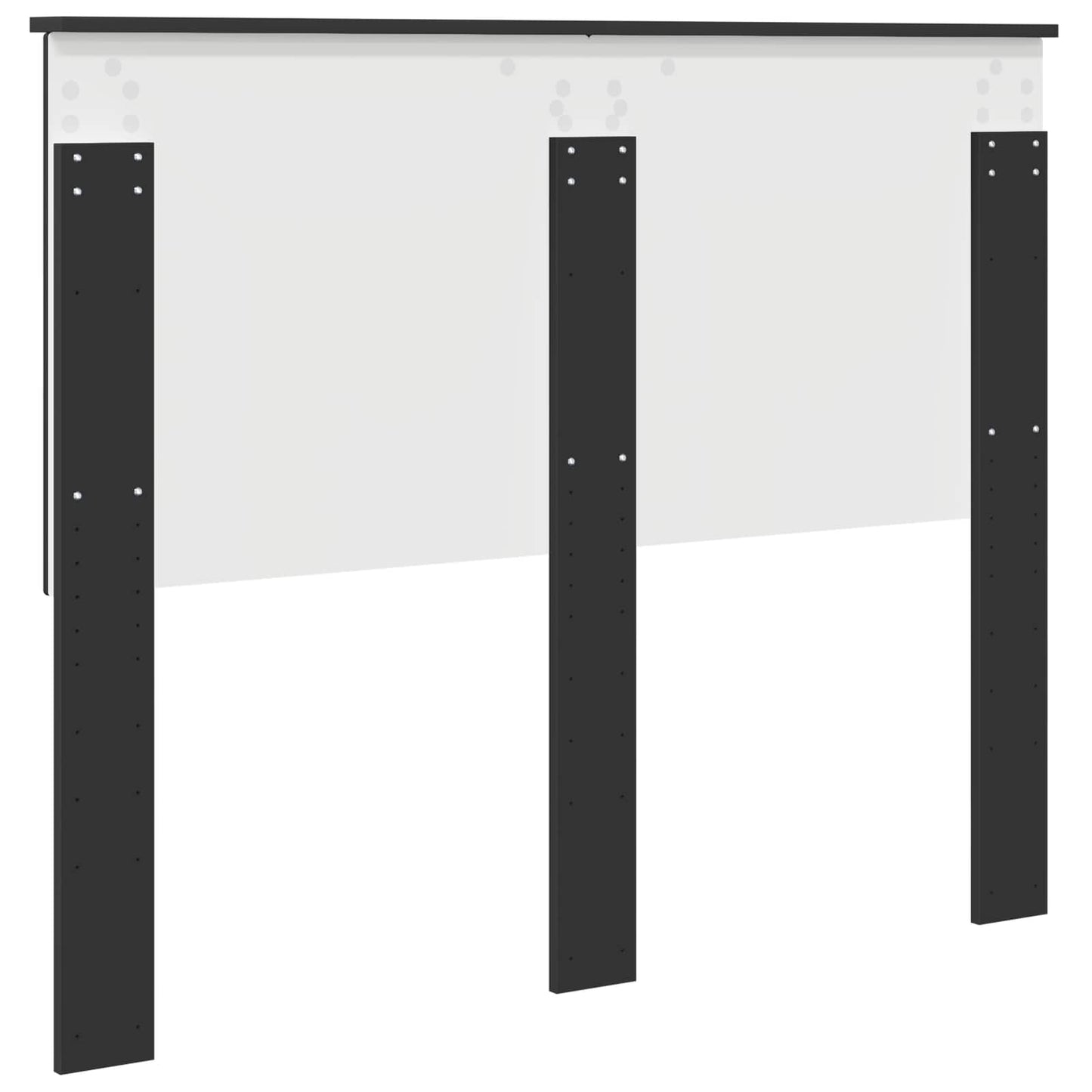 vidaXL Kopfteil mit Kopfteil Schwarz Eichen-Optik 135 cm Holzwerkstoff