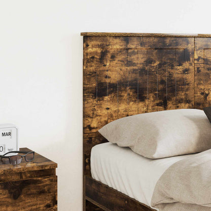 vidaXL Kopfteil mit Kopfteil Geräucherte Eiche 135 cm Holzwerkstoff